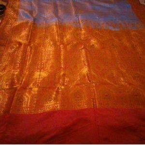 90%off Indian heavy bridal silk sari saree!